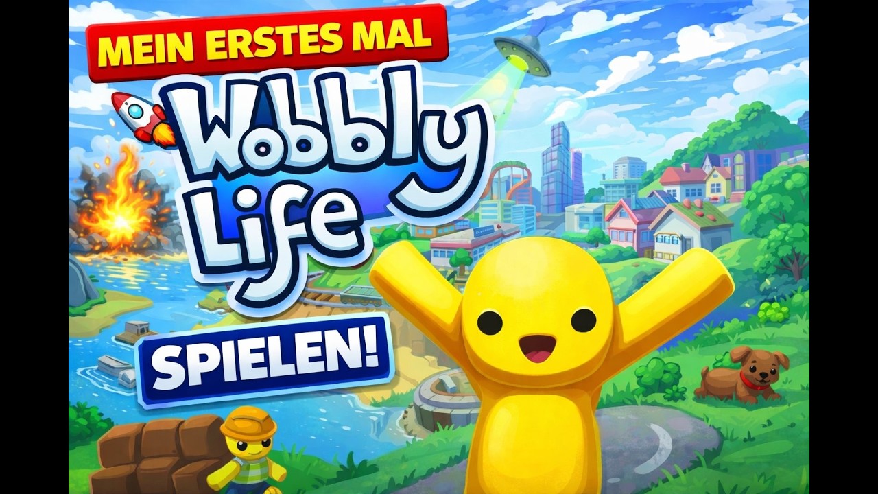 MEIN ERSTES MAL Wobbly Life spielen! | Erstes Video auf dem Kanal