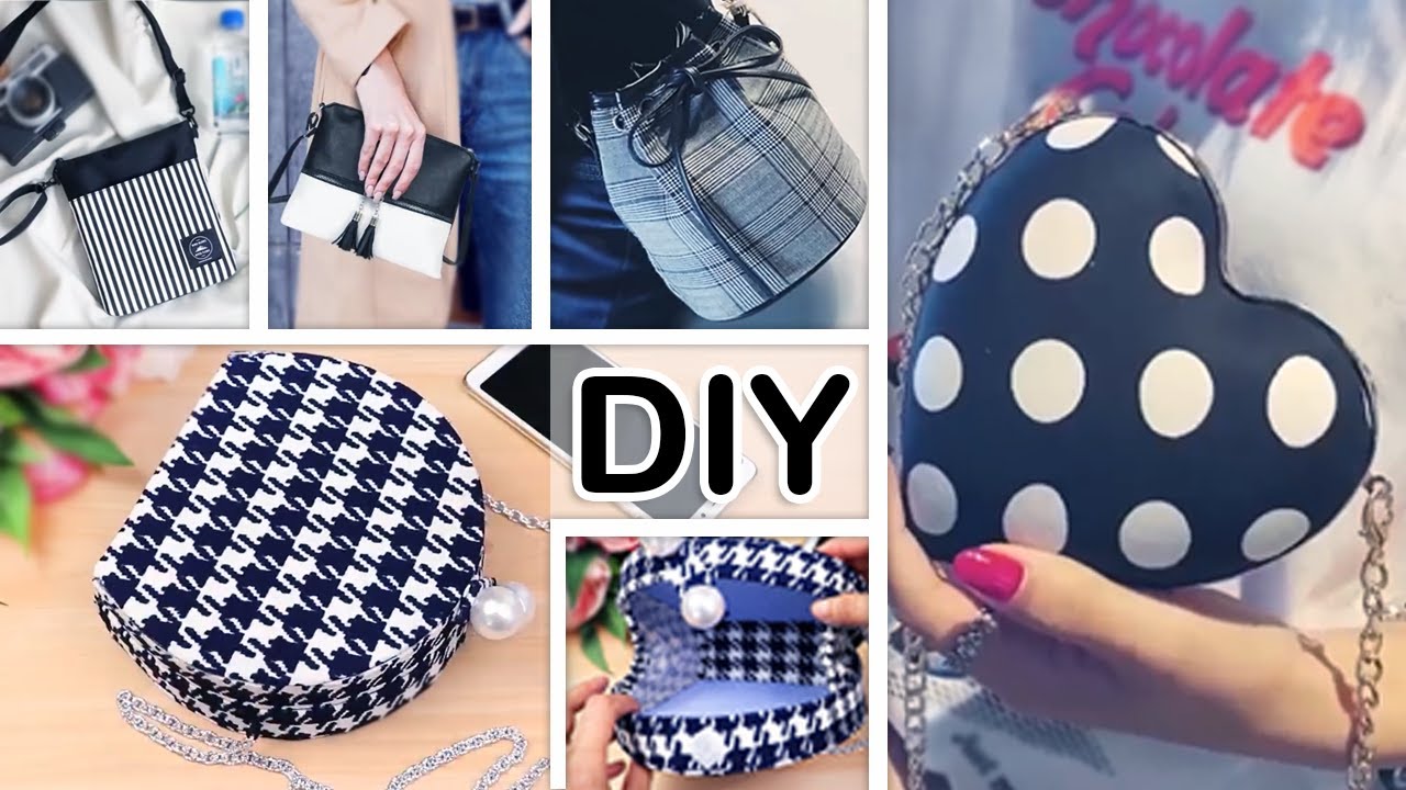 5 DIY PURSE BAG FOR EVERYONE HANDMADE CUT & SEW WAY