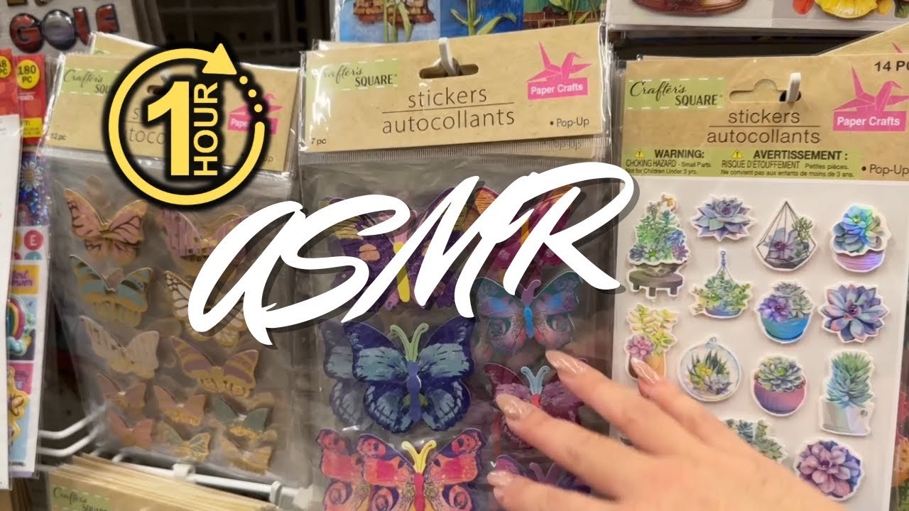 1 Hour of ASMR shopping at Dollar Tree (with talking)