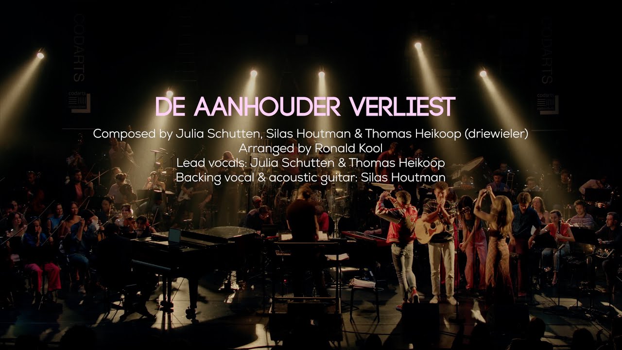 driewieler - De Aanhouder Verliest LIVE ft. Codarts Pop Orchestra