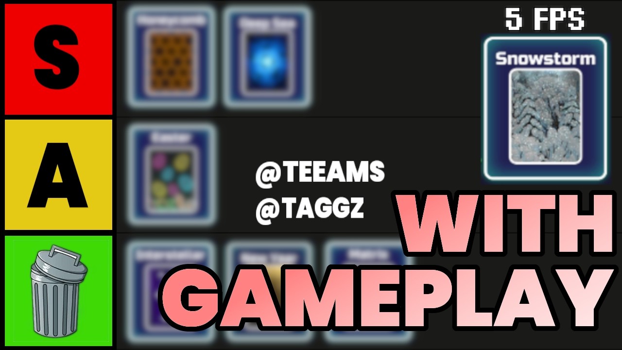 RANKING EVERY TOWER BACKGROUND SKIN 2026 | with Taggz & TeeAms