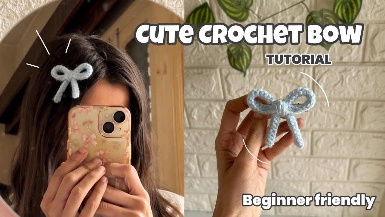 Easy Crochet Bow Tutorial for Beginners 🎀 | Step-by-Step