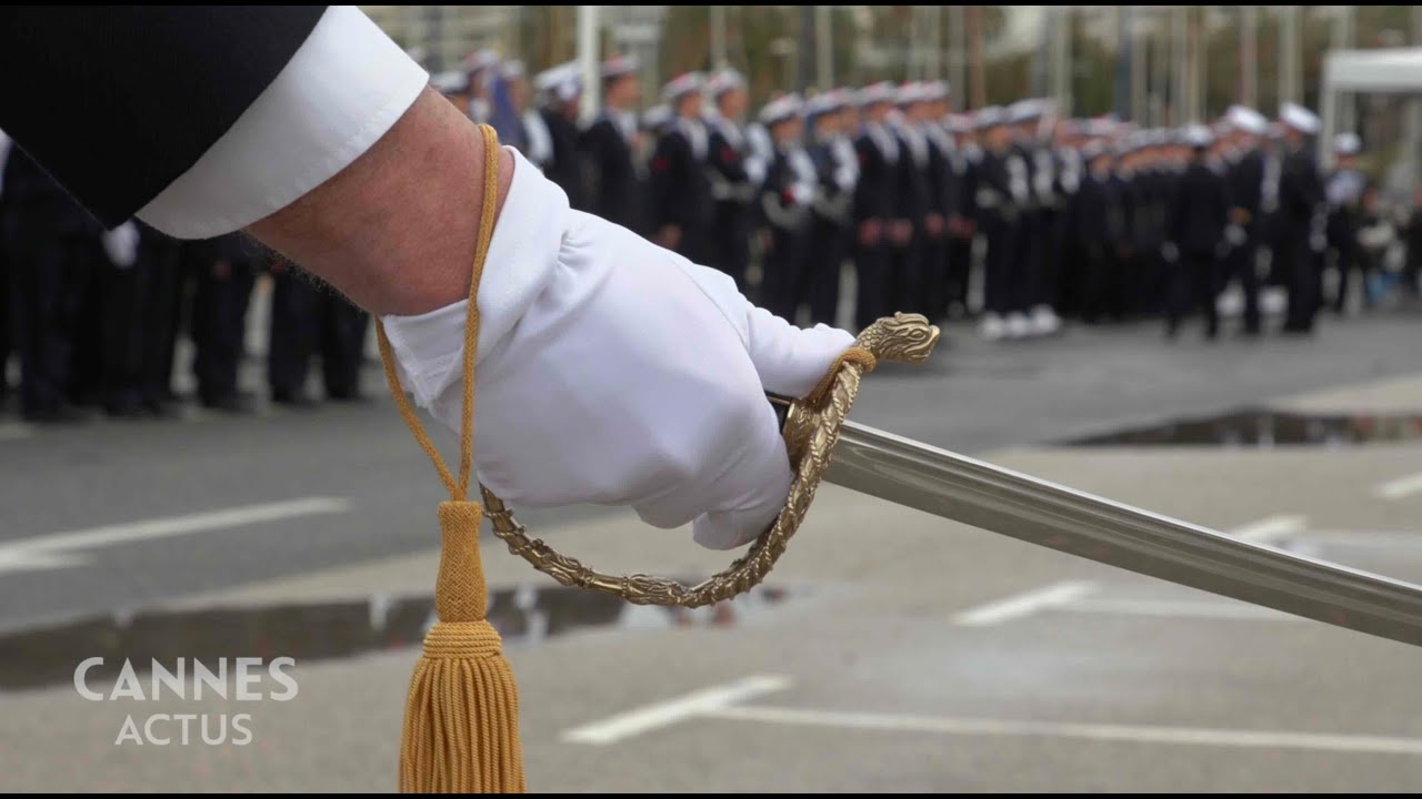 Cérémonie militaire de la journée des Préparations Militaires Marine à Cannes