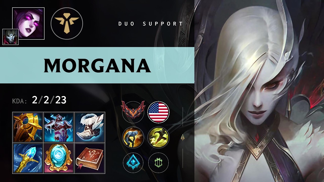 Morgana Support vs Nami - NA Grandmaster Patch 26.17