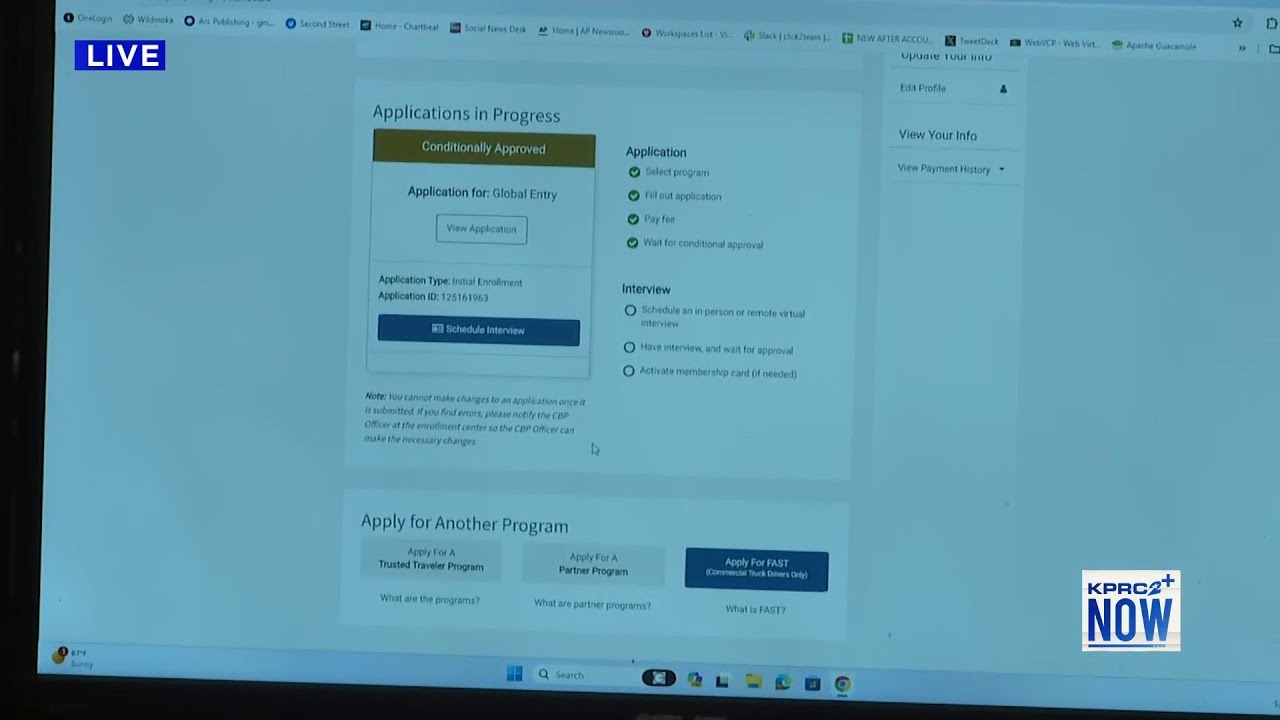 How to apply for Global Entry program