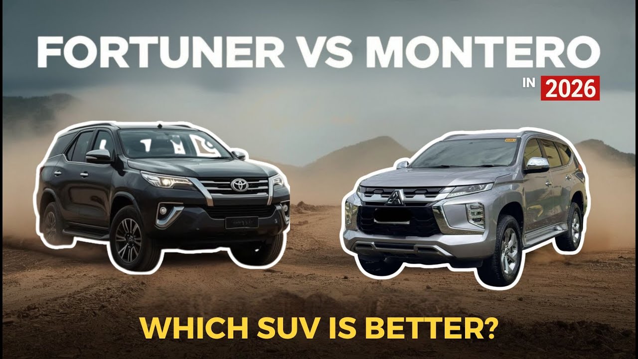 Toyota Fortuner против Mitsubishi Montero Sport 2025 — какой внедорожник лучше?