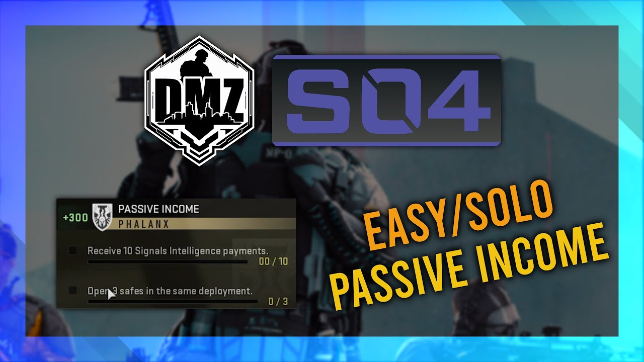 Passive Income (Phalanx) GUIDE | DMZ Season 4 Mission Guide | Vondel Guide
