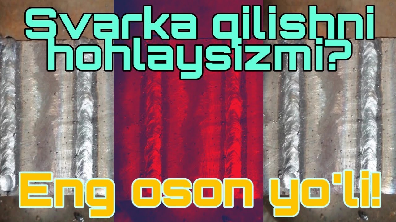 Yangi o'rganayotgan svarshiklar uchun kerakli video.