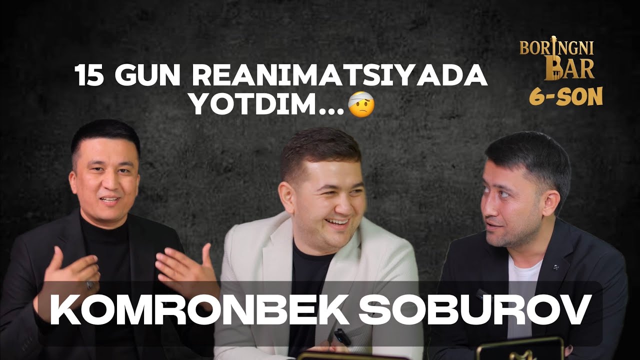 XITNI RETSEPTI YO’Q… KOMRONBEK SOBUROV | BORINGNI BAR 6-SON