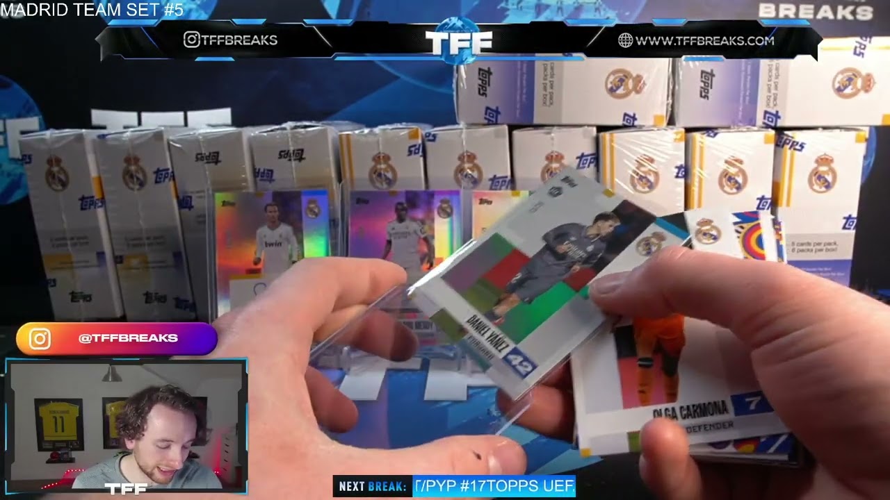 Topps® Real Madrid Team Set 2024/25 20 Box PYP Case #5