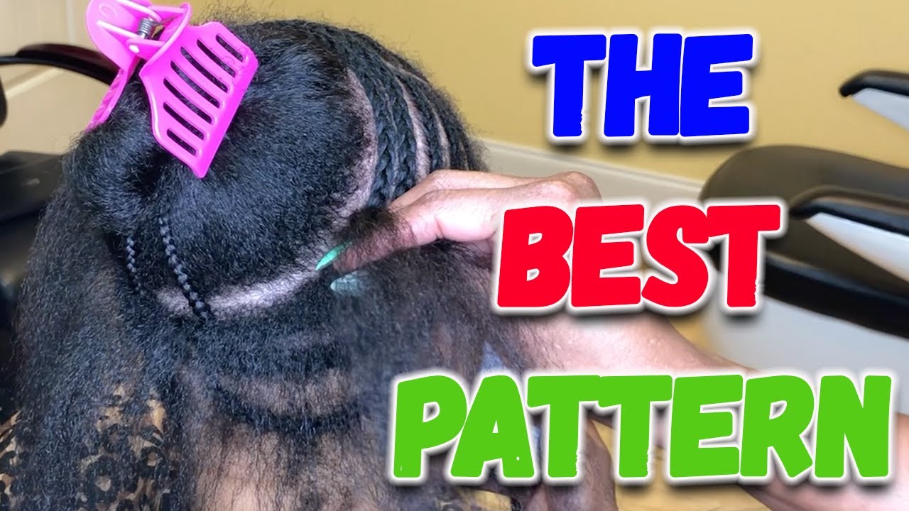The Best Braid Pattern for A Healthy Sew in Weave No Leave Out + Healthy Weave Tips