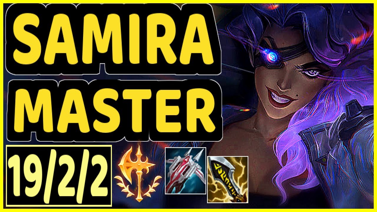 SAMIRA - 19/2/2 KDA GAMEPLAY - BR Ranked MASTER