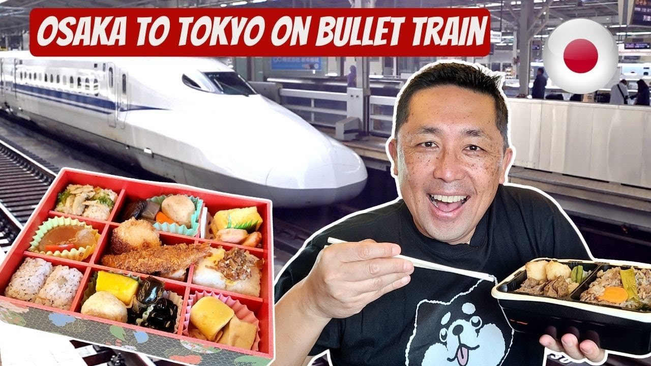 Eating Bento Boxes (Ekiben) on the Bullet Train 🇯🇵 What I ate on the Bullet Train in Japan!