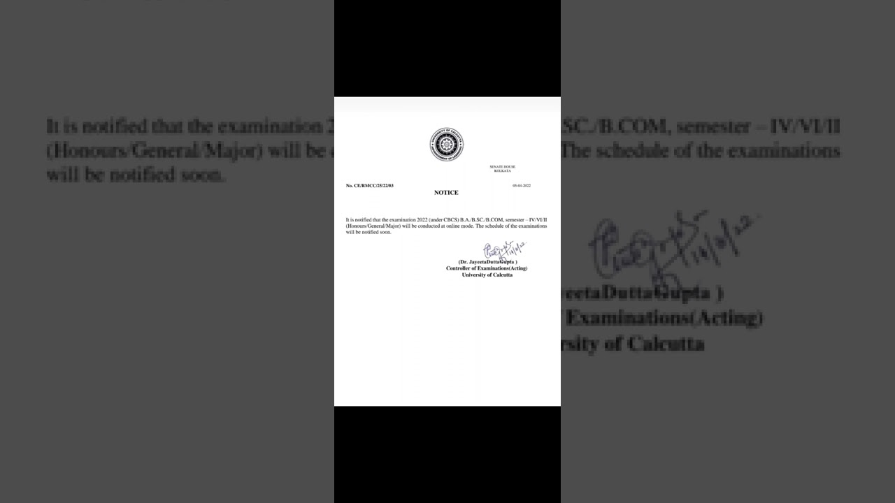 |CU Even semester Exams Online||