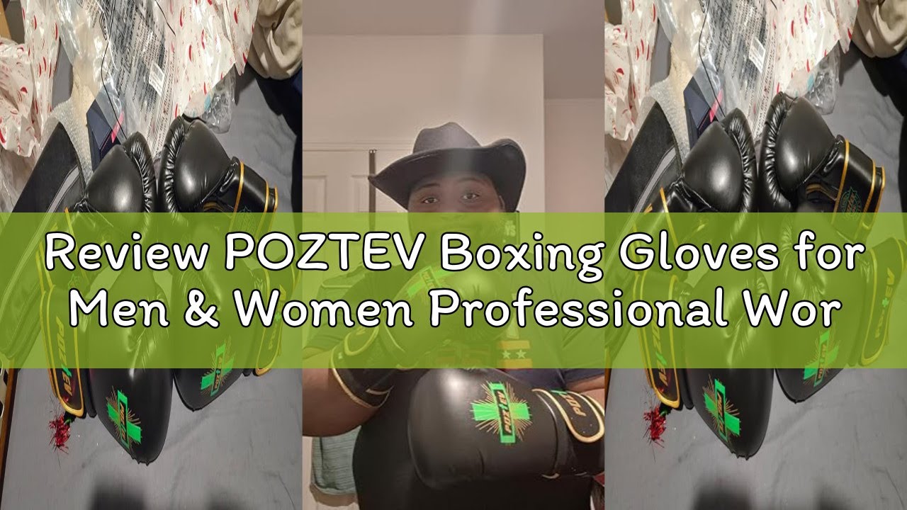 Review POZTEV Boxing Gloves for Men & Women Professional Workout Gloves for Sparring, Heavy Bag Trai