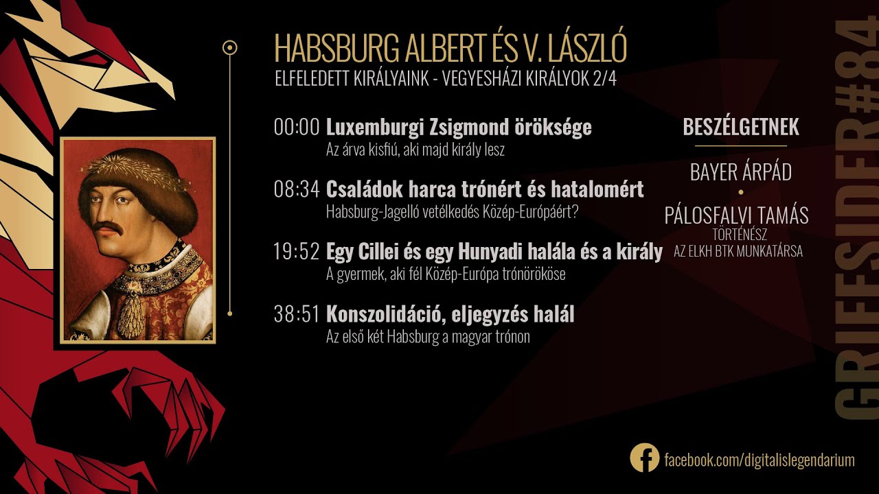 #84 - Elfeledett királyaink: Habsburg Albert és V. László - Pálosfalvi  Tamás, történész