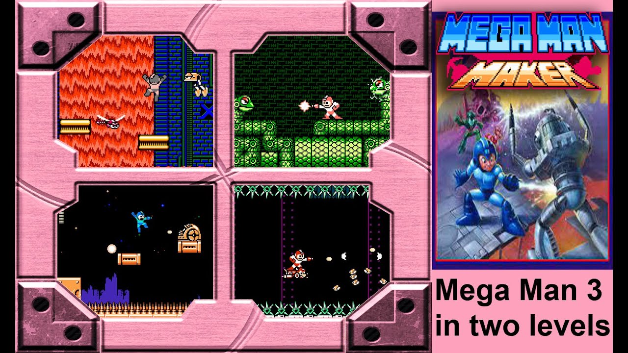 Mega Man Maker - Mega Man 3 in two levels