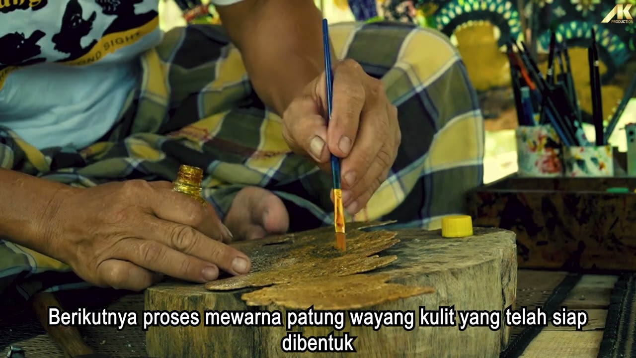 Pembuatan Patung Wayang Kulit kelantan (Che Ann) #cendanamalaysia #cendanacreatenow
