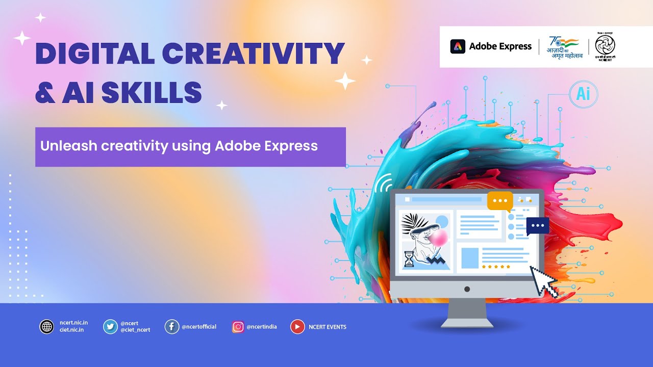 DIGITAL CREATIVITY & AI SKILLS:  Unleash Creativity using Adobe Express