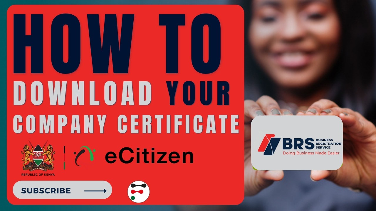 How to Download Your Company Registration Certificate & CR12 in BRS Kenya (eCitizen Guide)