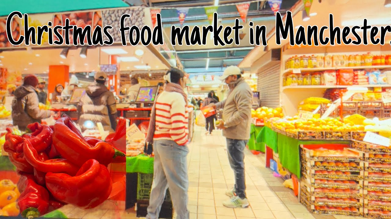 Рождественский продуктовый рынок в Манчестере. Покупайте рождественские продукты на крупнейшем ры...