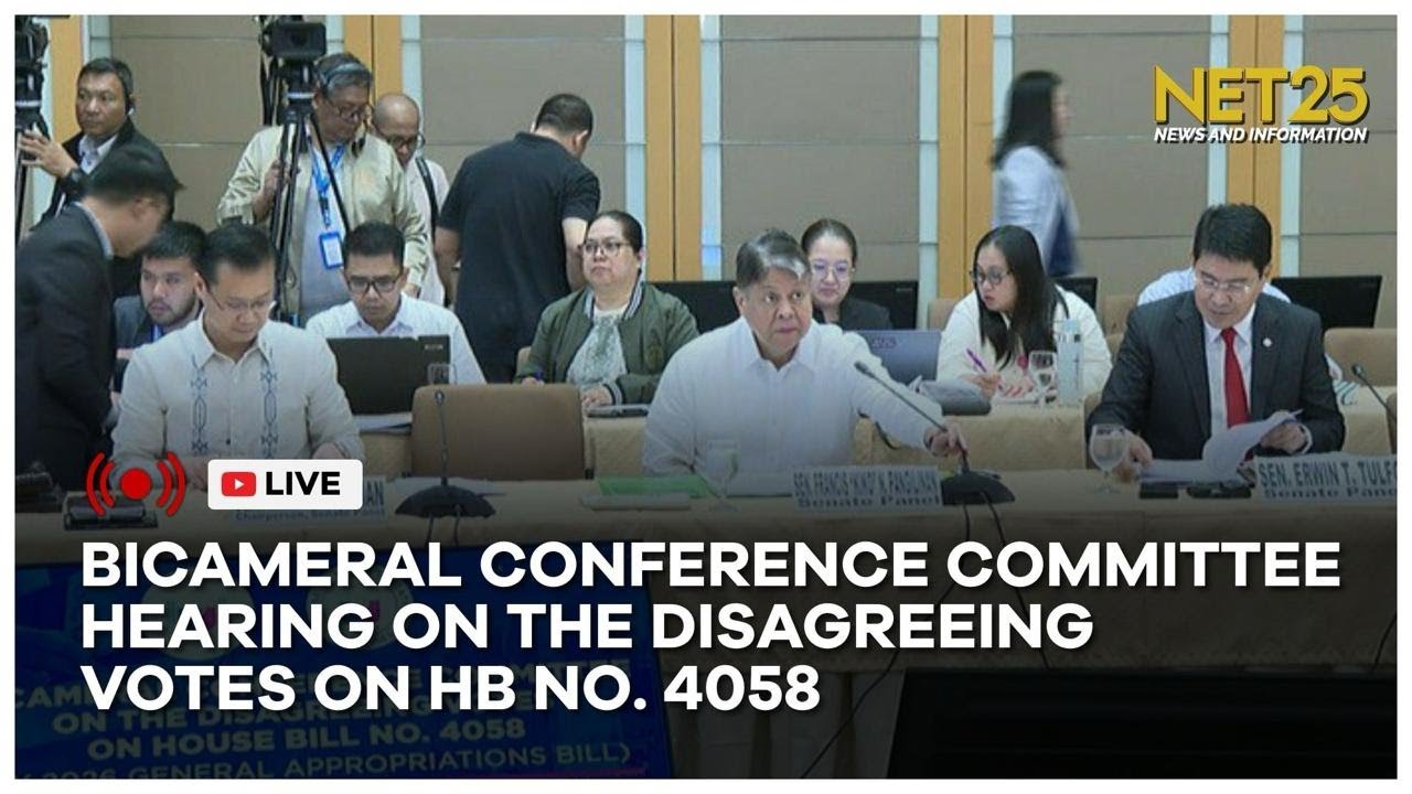 Bicameral Conference Committee Hearing on the Disagreeing Votes on HB No. 4058