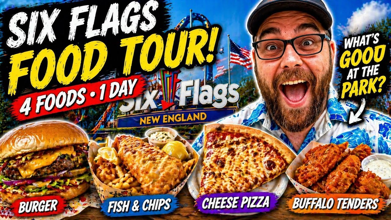Гастрономическое приключение в Six Flags New England: что в меню?