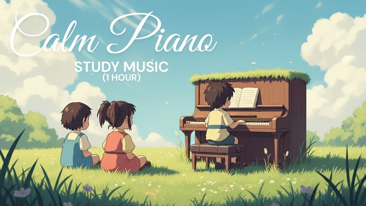 🧠 Calm Ambient Piano Music for Study – Focus & Concentration | 1 Hour