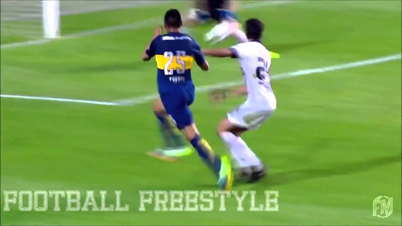 Andres Chavez   Mejores Jugadas & Goles 2014   Boca Juniors