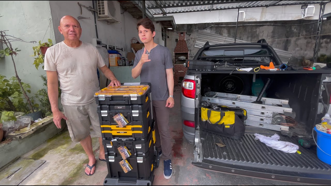 Caixas de ferramentas Dewalt TSTAK e dicas de como arrumar suas ferramentas de refrigeração!