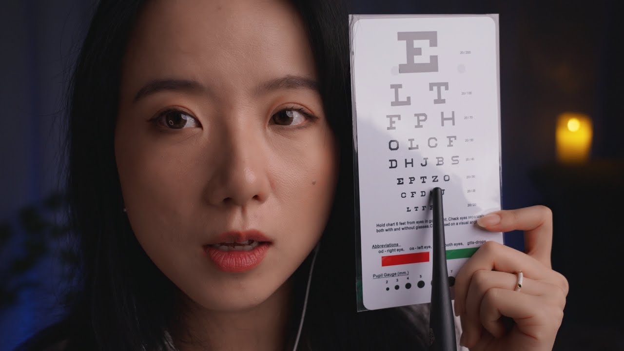 ASMR Eye Exam (I’ll Guide Your Eyes 👁️）