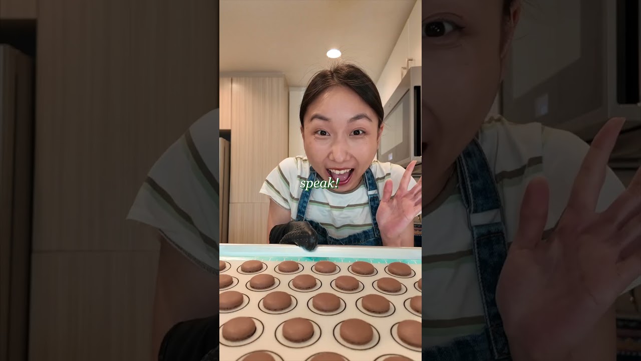 day 6: 2nd attempt at chocolate macarons
