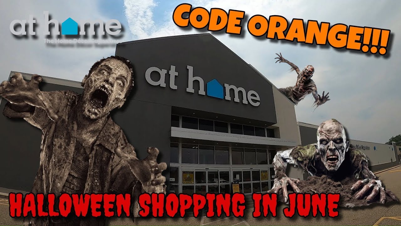CODE ORANGE! 🧟🚨 Halloween is HERE at AT HOME!! | Halloween 2024 🧟🚨