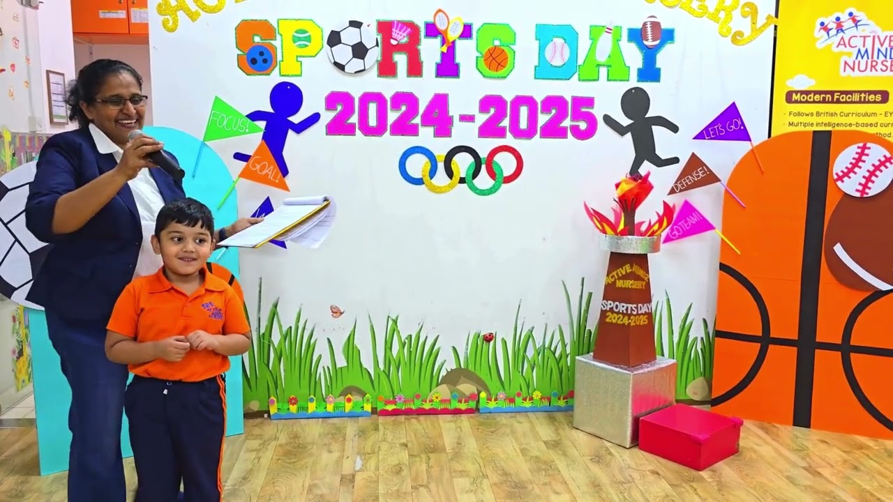 Active Mindz Nursery Sports Day 2024 - 25, Batch 1
