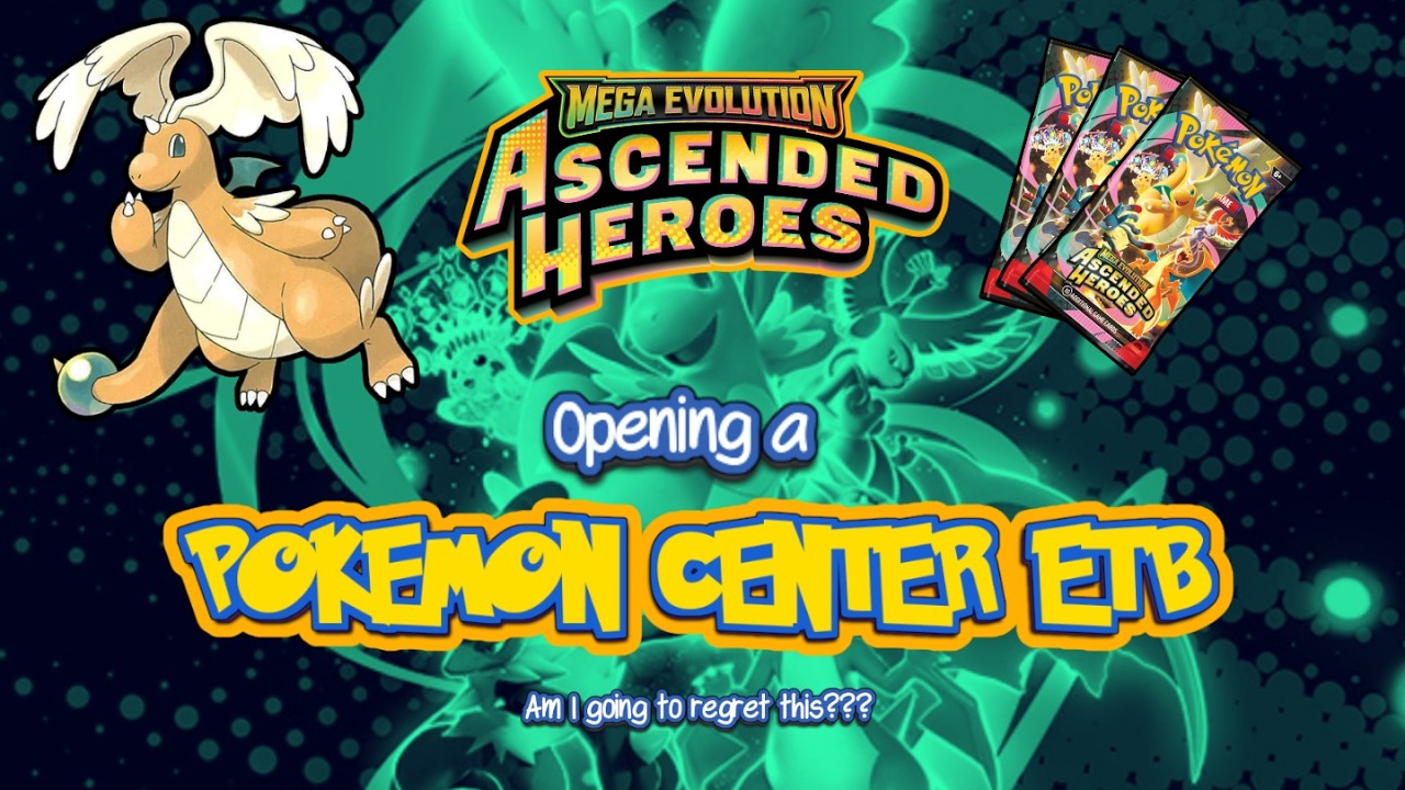 Opening the Ascended Heroes Pokemon Center ETB! #pokemon #pokemoncards #pokemontcg