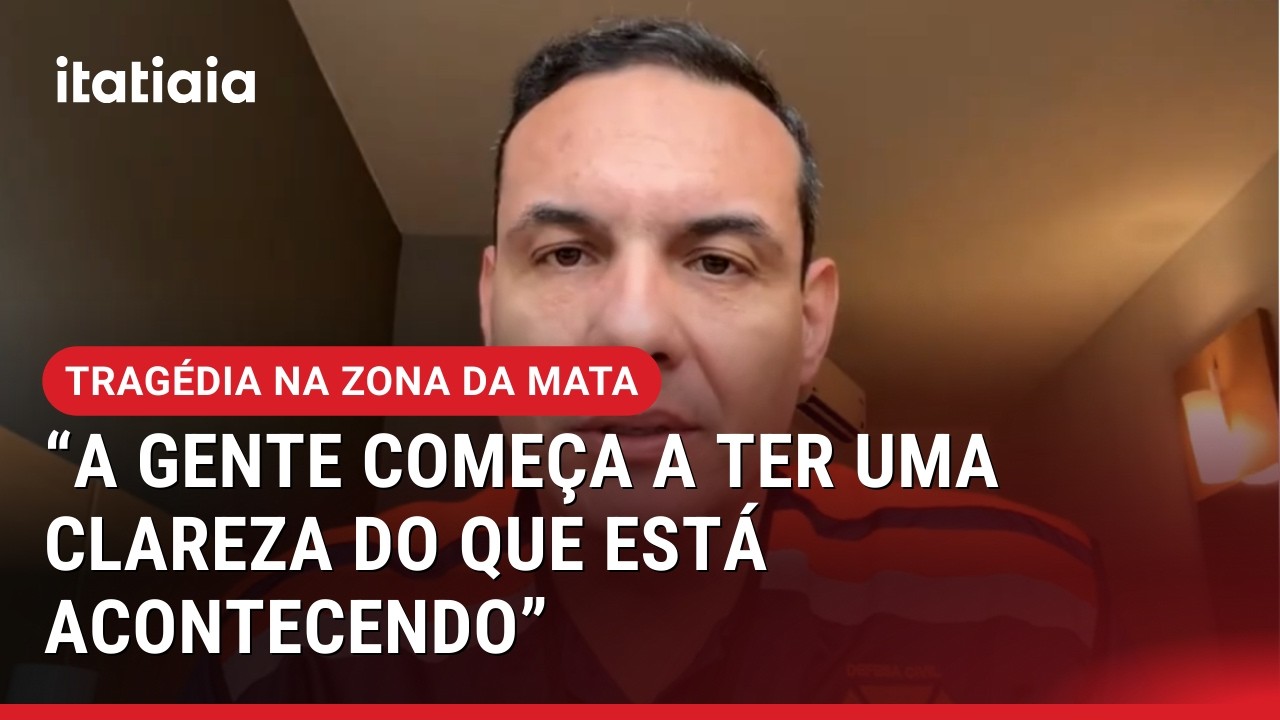 CHUVAS EM MG: COORDENADOR DA DEFESA CIVIL DETALHA CENÁRIO ENCONTRADO NA ZONA DA MATA