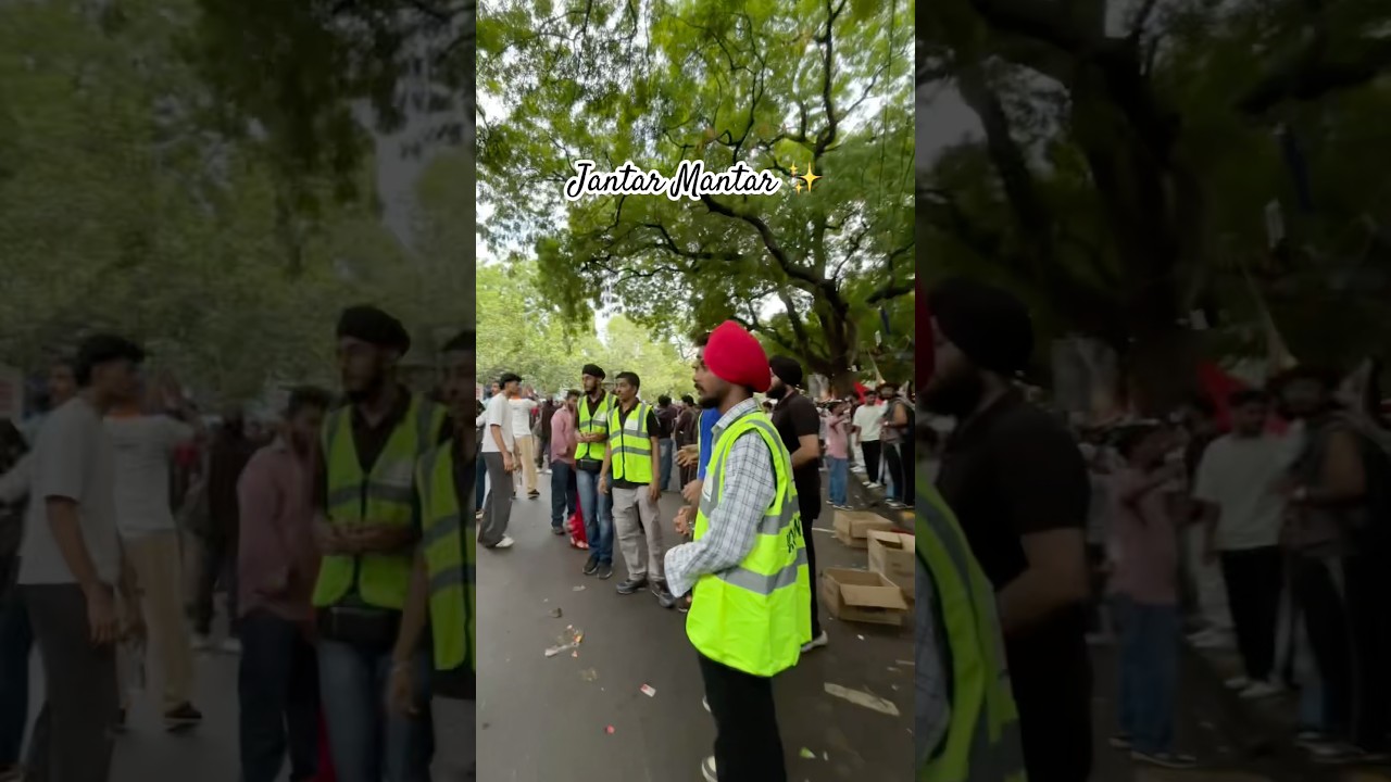 I stand w students 💪 📖  #cjp #protest #jantarmantar #students #trending #sansad #studentprotest
