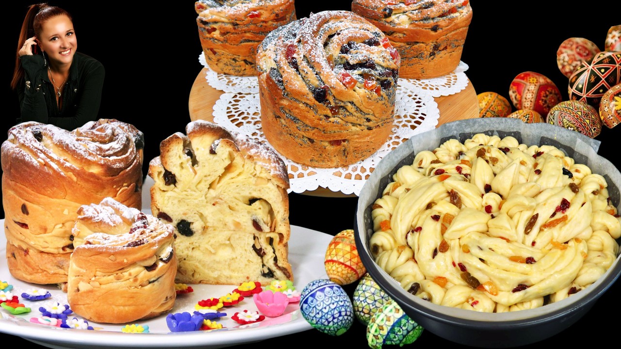 🍰Сегодня покажу 3 моих лучших пасхальных рецепта: кулич-краффин и пасхальный пирог | EasterCruffin