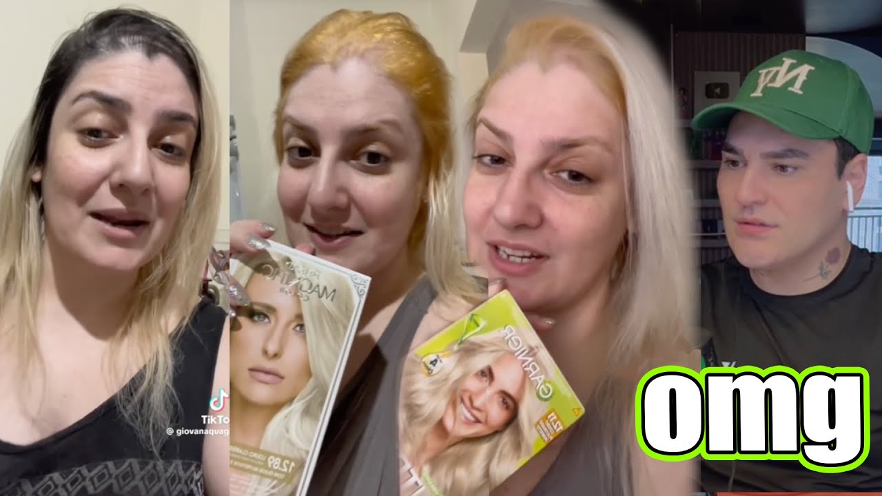 DESCOLORINDO CABELO APÓS TER TIDO CORTE QUÍMICO 😳 ERROU NA COLORAÇÃO