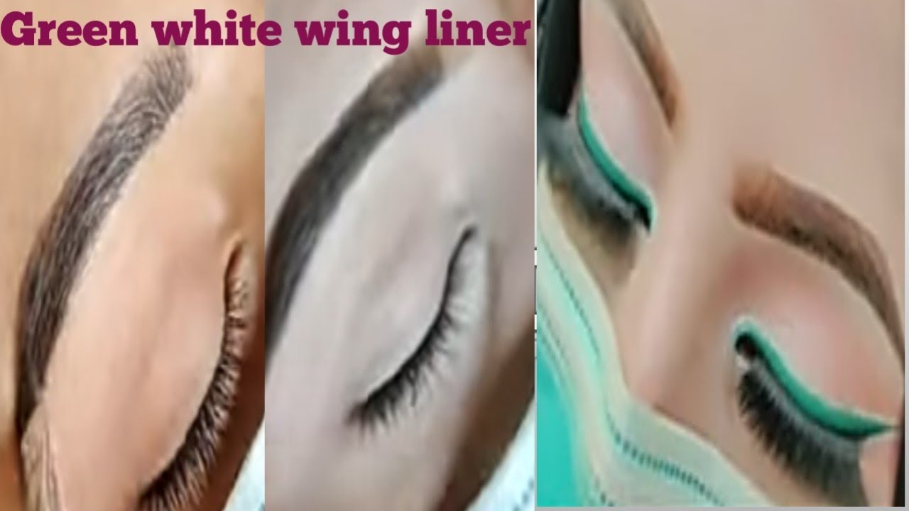 greenmakeup|tutorial|makeup|green liner