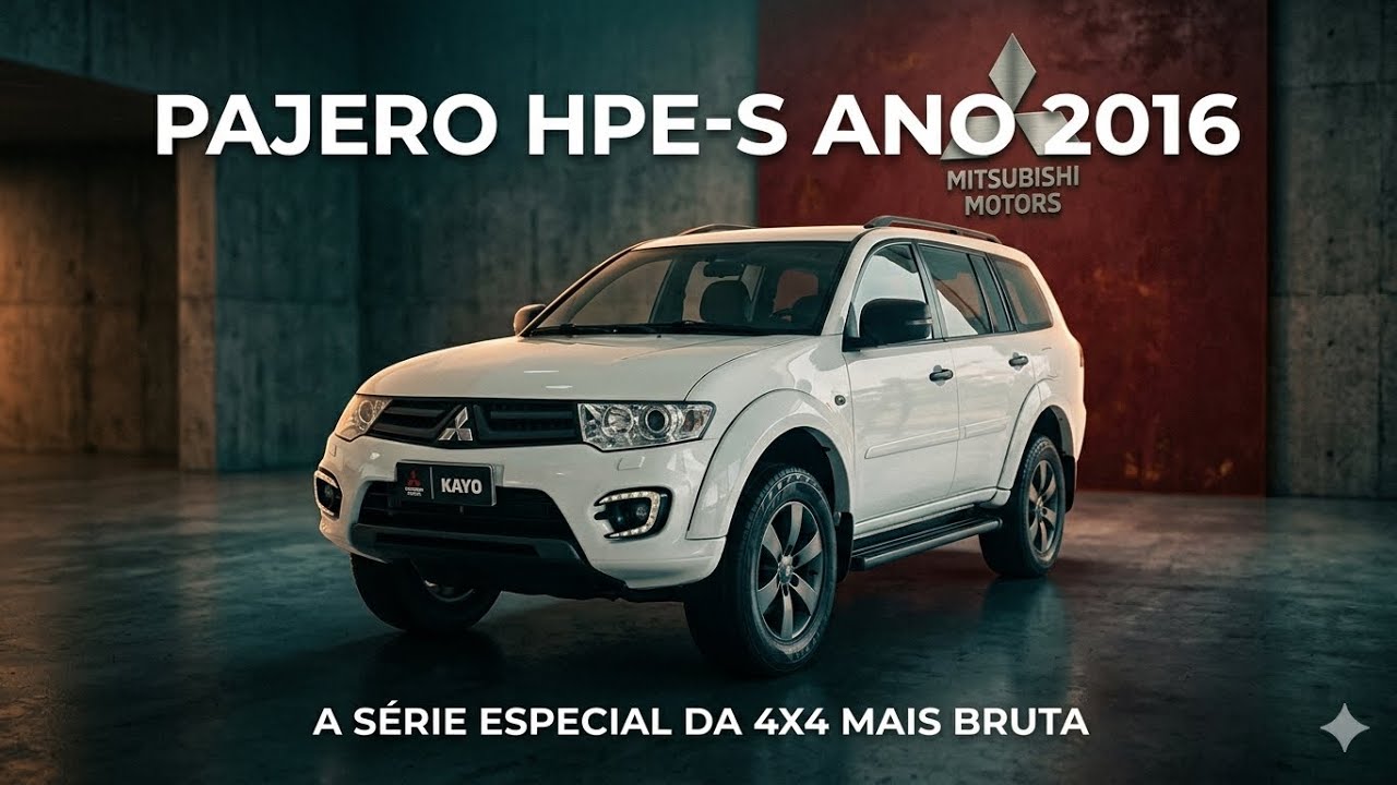 Pajero HPE S ano 2016 uma serie especial da 4x4 mais Bruta do mercado