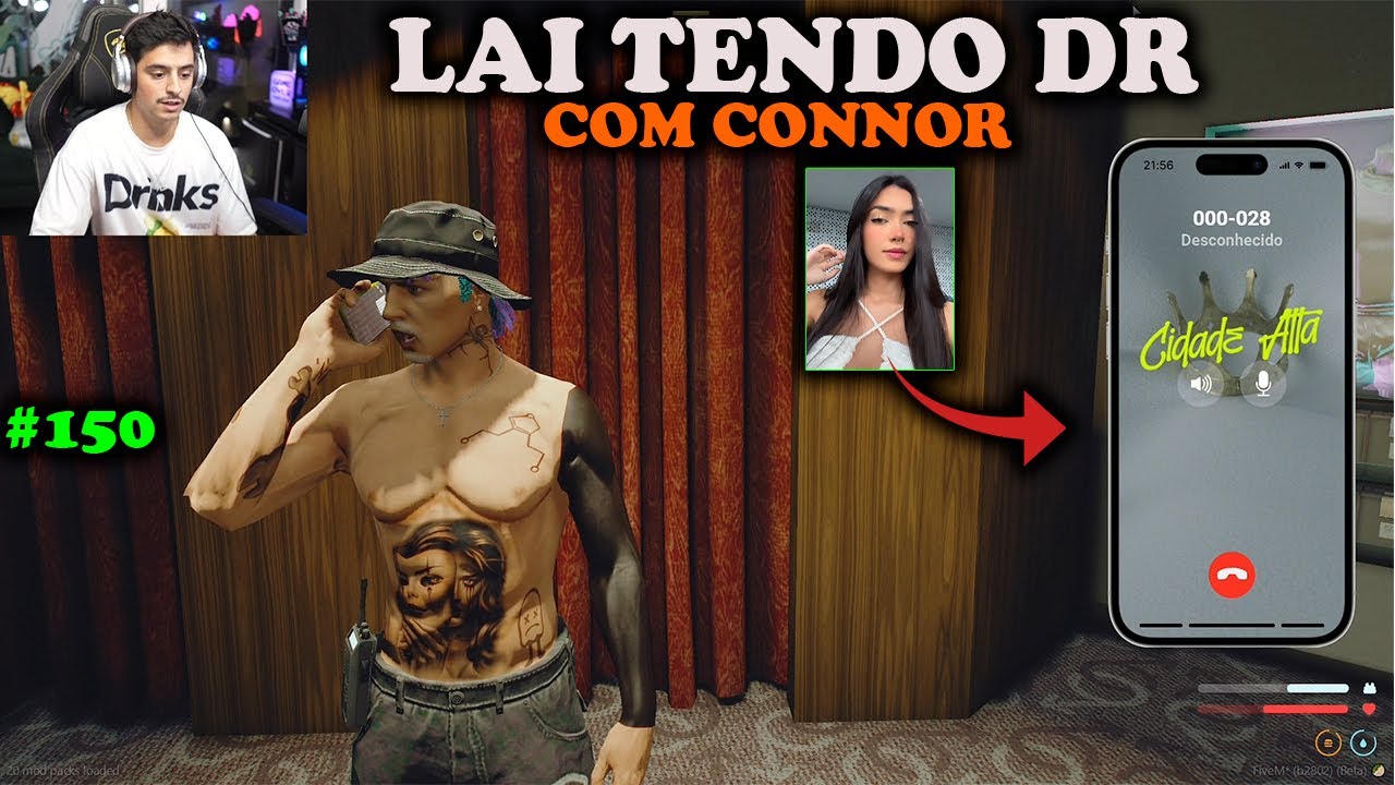 LAI TENDO DR COM CONNOR! NINGUÉM SABE QUEM É O GOLPIST@! EP 150