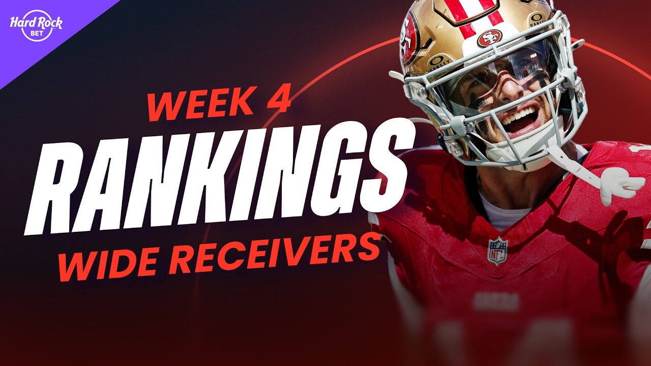Fantasy Football Rankings & Tiers | WR Studs, Busts & Sleepers (Week 4)