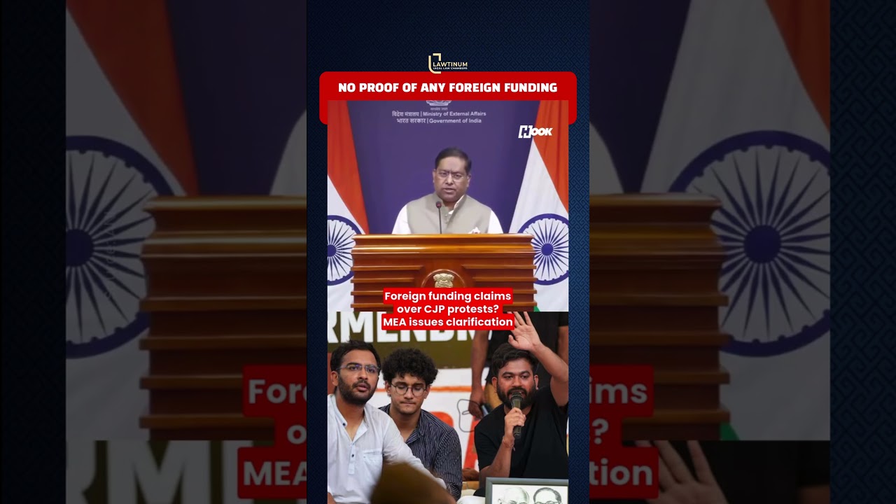 MEA Says No Evidence of Any Alleged Foreign Funding Behind CJP Protest at Jantar Mantar