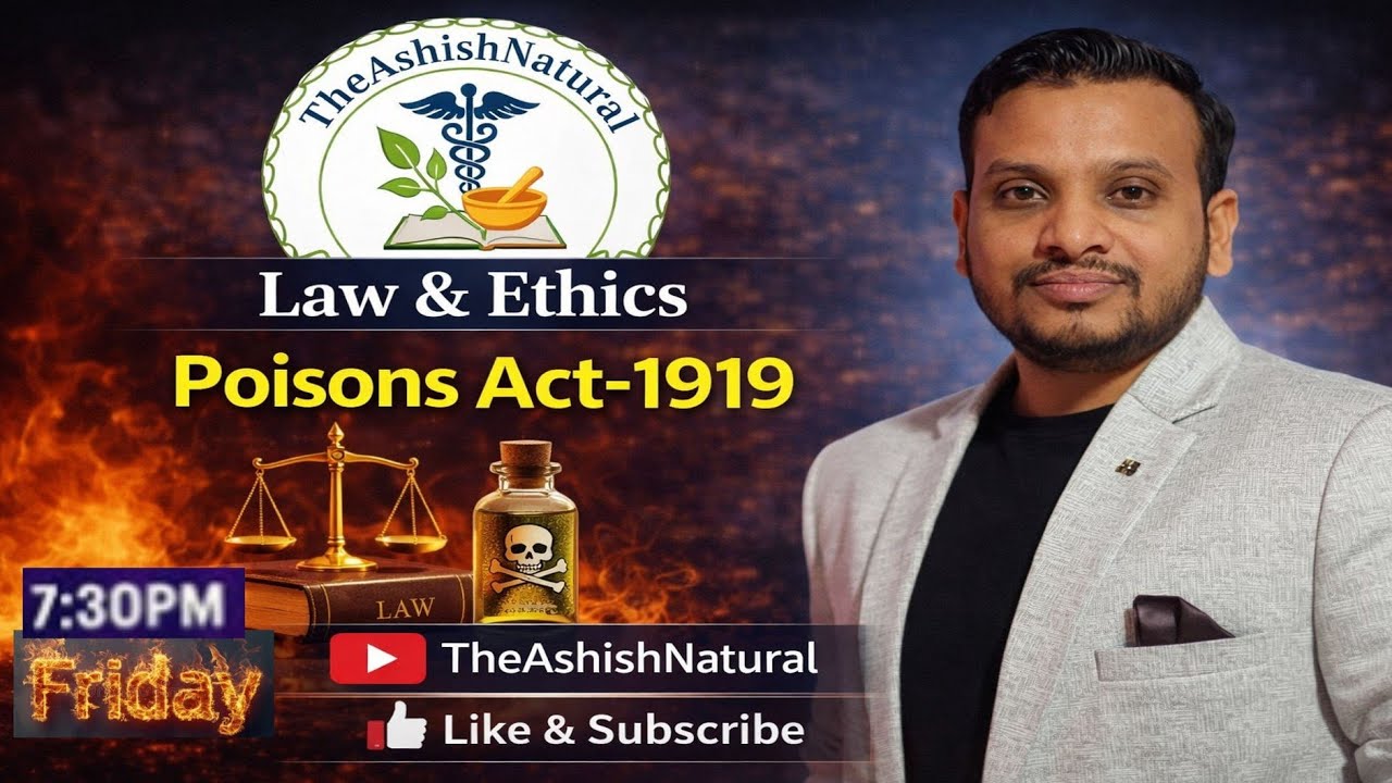 Poisons Act-1919 |विष अधिनियम-1919| Diploma in Pharmacy (D.Pharm)