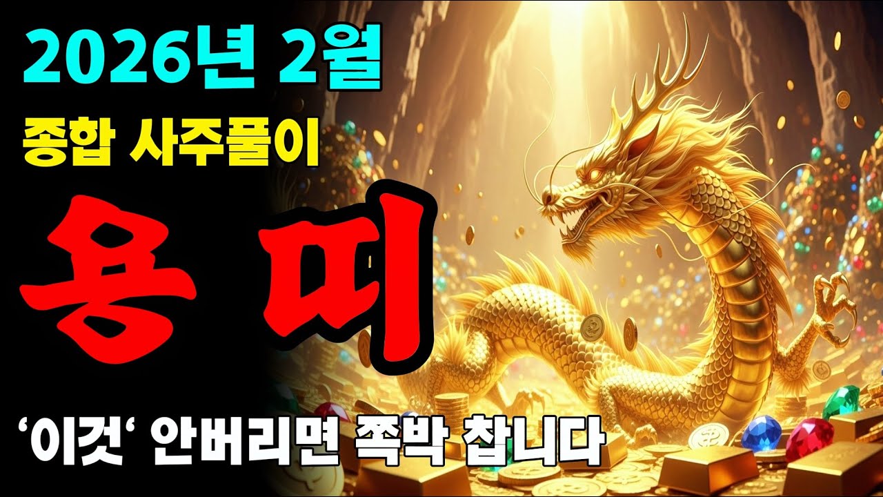 사주풀이 용띠 2월 운세 이날짜 만큼은 절대 피하세요