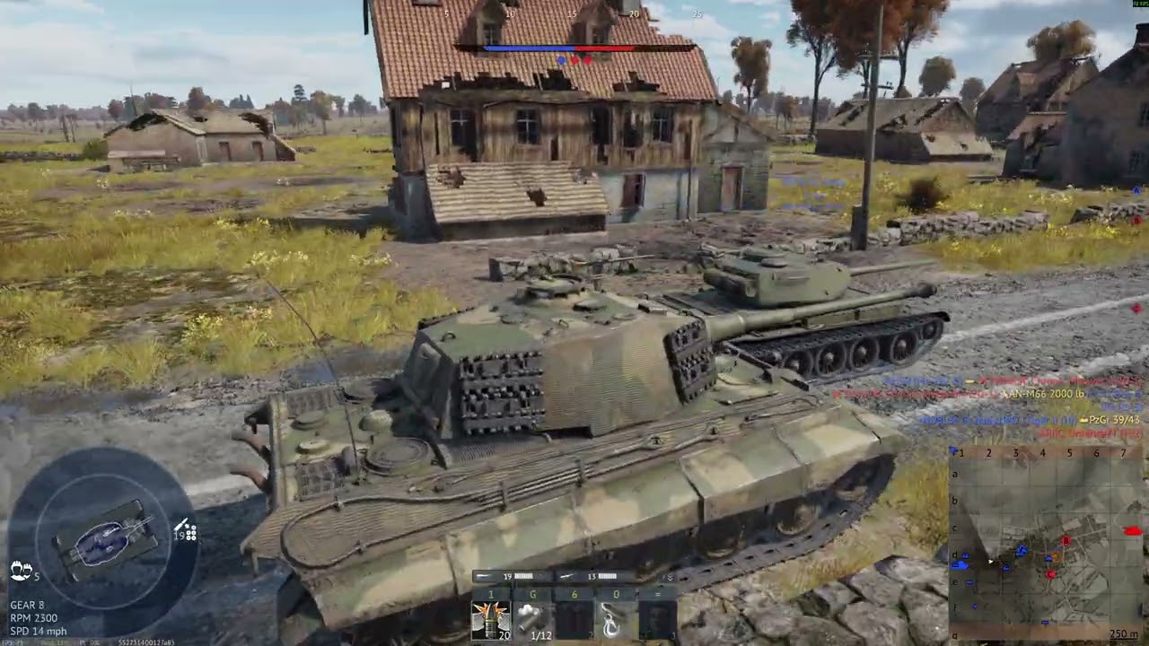 War Thunder Germany 6.7 – 2 Kills, 2 Caps, 1 Death!