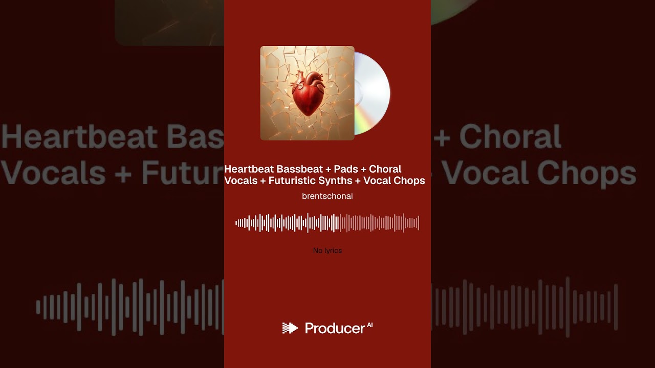 Heartbeat Bassbeat + Pads + Choral Vocals + Futuristic Synths + Vocal Chops - brent schon ai