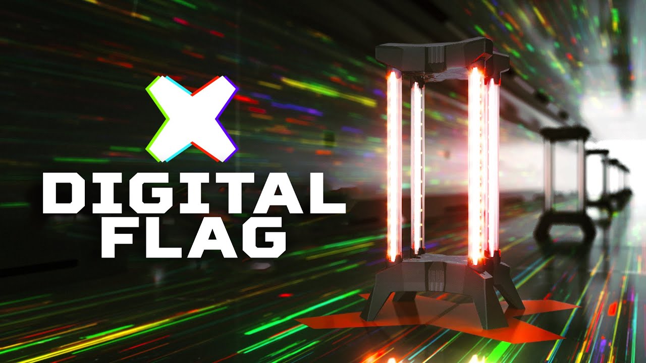 Digital Flag for laser tag: New product by LASERWAR