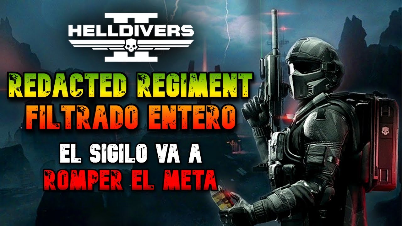 TODO el NUEVO WARBOND ha sido FILTRADO: Redacted Regiment | HELLDIVERS 2 | Informe en Español